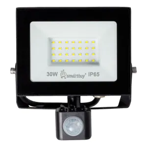 Прожектор светодиодный Smartbuy SBL-EFLPIR-30-65 Led FL Sensor Pro 30W 6500K IP65