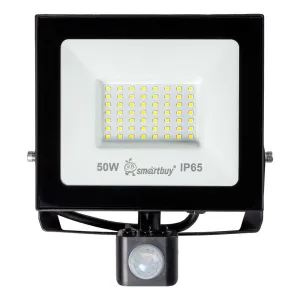 Прожектор светодиодный Smartbuy SBL-EFLPIR-50-65 Led FL Sensor Pro 50W 6500K IP65