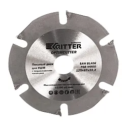 Диск пильный Ritter OptimCutteri по дереву/пластику/гипсокартону 125*22.2*6T