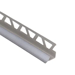 Раскладка внутренняя Ideal 081 под плитку 10 мм металлик серебристый 2.5 м