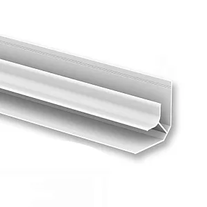 Угол внутренний Ideal Ламини 001-G 8 мм для панелей белый глянец 3 м