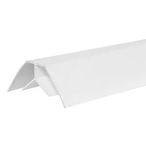 Угол внутренний Ideal 001-G универсальный для панелей белый глянец 8 мм 3 м