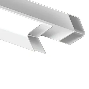 Угол наружный Ideal Ламини 001-G 8 мм для панелей белый глянец 3 м