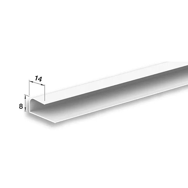 Профиль L для панелей  Ideal Ламини 001-G 8 мм белый глянец 3 м