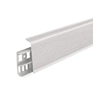 Плинтус Ideal Деконика 255 ясень бьянко 70 мм 2.2 м