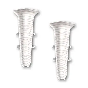 Угол внутренний для плинтуса Ideal Деконика 255 ясень бьянко 70 мм 2 шт