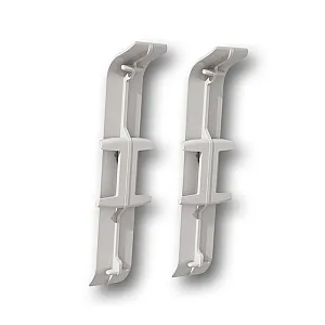 Соединитель для плинтуса Ideal Деконика 253 ясень серый 70 мм 2 шт