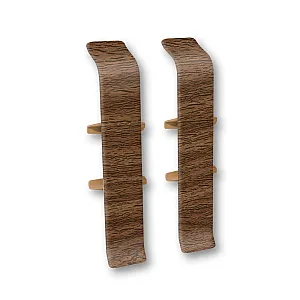 Соединитель для плинтуса Ideal Деконика 291 орех 70 мм 2 шт