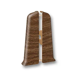 Заглушка для плинтуса Ideal Деконика 291 орех 70 мм 2 шт