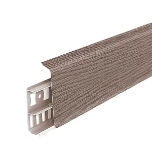 Плинтус Ideal Деконика 215 дуб снежный 85 мм 2.2 м