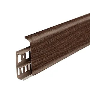 Плинтус Ideal Деконика 291 орех 85 мм 2.2 м