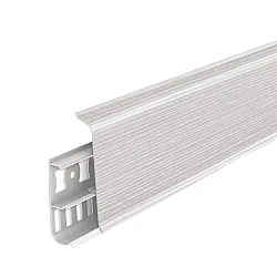 Плинтус Ideal Деконика Д85 255 ясень бьянко 85 мм 2.2 м