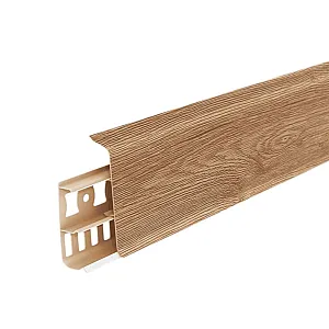 Плинтус Ideal Деконика 221 дуб янтарный 70 мм 2.2 м