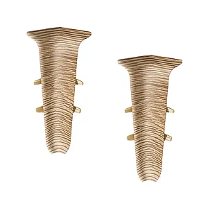 Угол внутренний для плинтуса Ideal Деконика 221 дуб янтарный 70 мм 2 шт