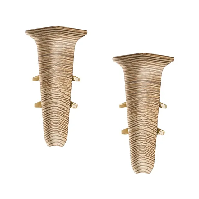 Угол внутренний для плинтуса Ideal Деконика 221 дуб янтарный 70 мм 2 шт