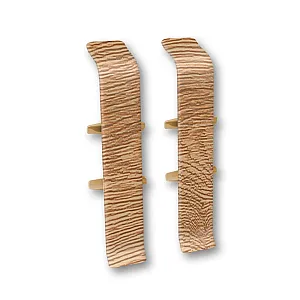 Соединитель для плинтуса Ideal Деконика 221 дуб янтарный 70 мм 2 шт