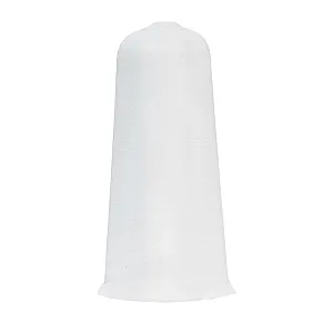 Угол наружный для плинтуса Ideal Деконика 001-G белый глянец 70 мм 2 шт