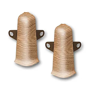 Угол наружный для плинтуса Ideal Деконика 221 дуб янтарный 70 мм 2 шт