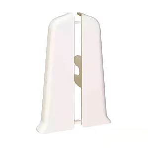 Заглушка для плинтуса Ideal Деконика Д85 033 кремово-белый 2 шт