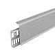 Плинтус Ideal Деконика 186 алюминий 70 мм 2.2 м