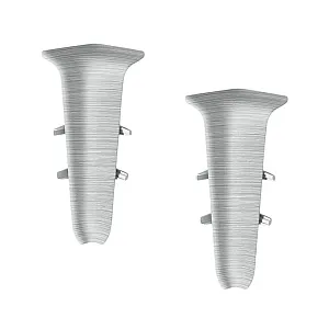 Угол внутренний для плинтуса Ideal Деконика 186 алюминий 70 мм 2 шт