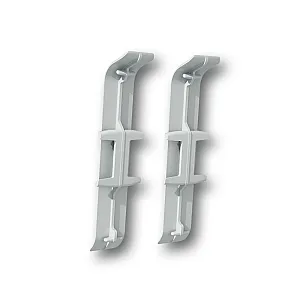 Соединитель для плинтуса Ideal Деконика 186 алюминий 70 мм 2 шт