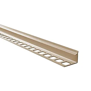 Профиль внутренний Deconika 008-G под плитку 8 мм слоновая кость глянцевый 2.5 м
