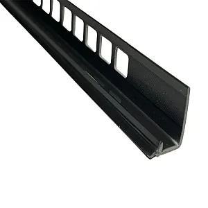 Профиль внутренний Deconika 007-G под плитку 10 мм черный глянцевый 2.5 м