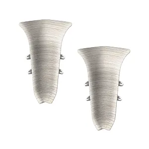 Угол внутренний Ideal Классик К55 252 ясень белый 55 мм 2 шт