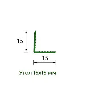 Угол Ideal Деконика 291 орех 15*15 мм 2.7 м