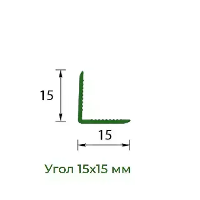 Угол Ideal Деконика 294 орех антик 15*15 мм 2.7 м