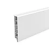 Плинтус Ideal Дюра 001 белый прямоугольный 80 мм 2.2 м