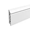 Плинтус Ideal Дюра 001 белый фигурный 80 мм 2.2 м