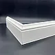 Плинтус Ideal Дюра 001 белый фигурный 80 мм 2.2 м