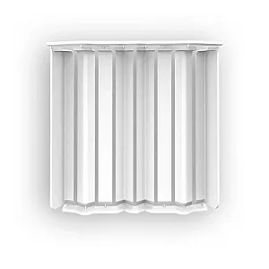 Накладки для плинтуса прямоугольного Ideal Дюра 001 белый 80 мм 8 шт