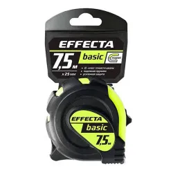 Рулетка Effecta Basic 25 мм*7.5 м с магнитом