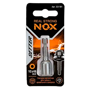 Ключ-насадка Nox 551101 магнитная 10*48 мм