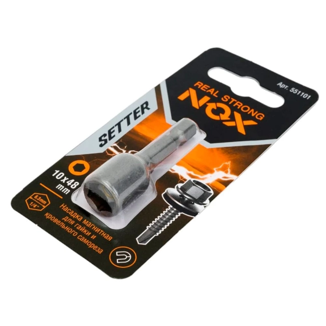 Ключ-насадка Nox 551101 магнитная 10*48 мм Ключ-насадка Nox 551101 магнитная 10*48 мм