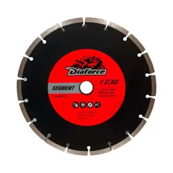 Диск алмазный Diaforce Segment 500230 230*22.23*8*2.5 мм сухой рез