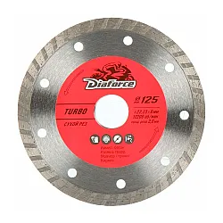 Диск алмазный Diaforce Turbo 501125 125*22.23*8*2.0 мм сухой рез