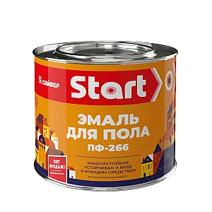 Эмаль Start ПФ-266 для пола желто-коричневая 1.8 кг