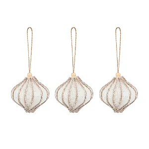 Набор шаров елочных Christmas Touch серебро 3 шт