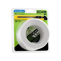 Лента бордюрная Zoom 02-5-5-502 62 мм*3.2 м белая
