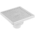 Трап сливной AV Engineering AVE5015151 150*150 мм вертикальный D 50 с сухим затвором