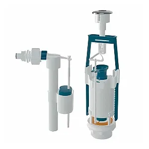 Арматура для смывного бачка AV Engineering AVE129699 c функцией Старт/Стоп с клапаном боковой подачи