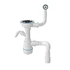 Сифон для кухни AV Engineering AVE129739 с круглым переливом гибкой трубой 1 1/2