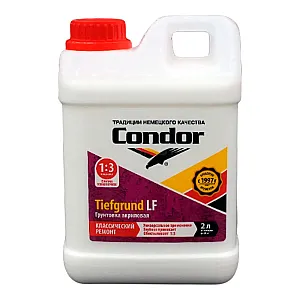 Грунтовка Condor Tiefgrund LF классический ремонт концентрат 1:3 2 кг