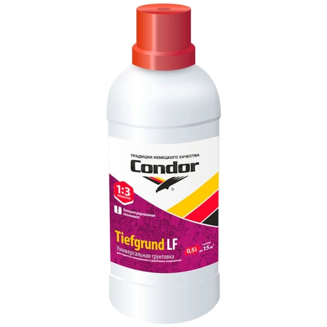 Грунтовка Condor Tiefgrund LF классический ремонт концентрат 0.5 кг Грунтовка Condor Tiefgrund LF классический ремонт концентрат 0.5 кг