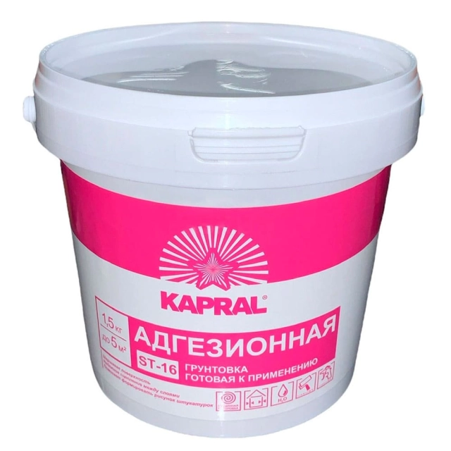 Грунтовка Kapral ST-16 белая 1.5 кг Грунтовка Kapral ST-16 белая 1.5 кг