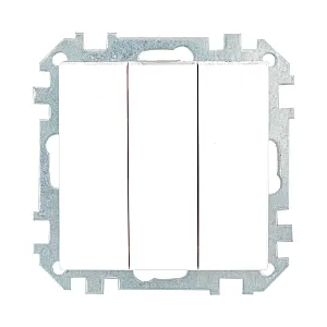 Выключатель Bylectrica Стиль С05 10-529 3 клавиши белый